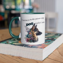 Caneca de café personalizada para cães-cruzados