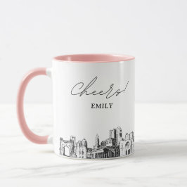 Caneca de café personalizada para casamento em Col