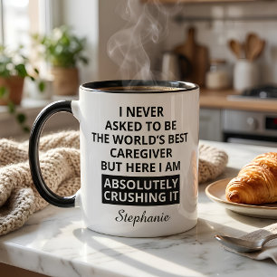 Caneca de Café Personalizada para Cuidador Present