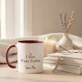 Caneca de Café Personalizada para Mãe | Caneca com