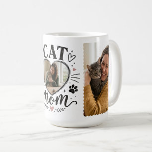 Caneca de Café Personalizada para Mãe de Gato com 