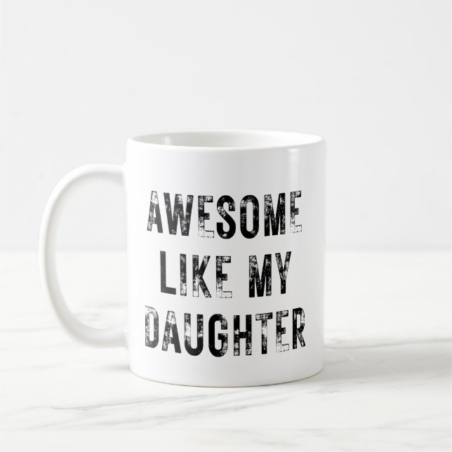 Caneca de Café Personalizada para o Pai da Filha (Esquerda)