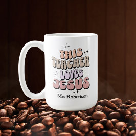 Caneca de café personalizada retrô de agradeciment