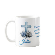 Caneca de Café Personalizada Rosa João 13:34