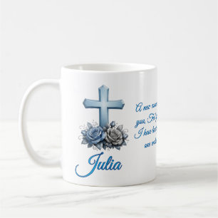 Caneca de Café Personalizada Rosa João 13:34