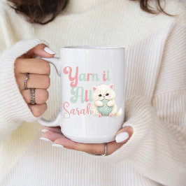 Caneca de Café Personalizada Yarn it All