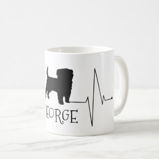 Caneca De Café Personalizado Ama Meu Cachorro Bater