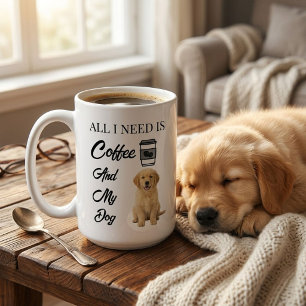 Caneca De Café Personalizado Amigo do Cachorro Bonito