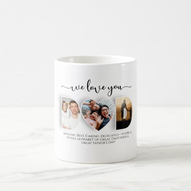 Caneca De Café Personalizado Amo-Te Pai Mug (Centro)