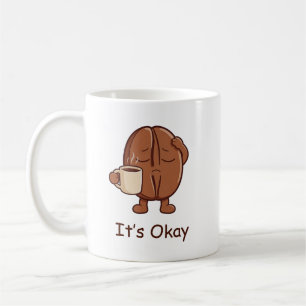 Caneca De Café Personalizado É Okay Cute Character de Café