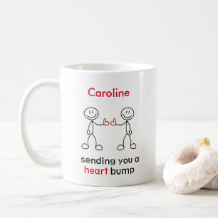 Caneca De Café Personalizado enviando-lhe um pulso cardíaco Cláss