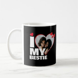 Caneca De Café Personalizado Eu Amo Minha Melhor Foto De Coração