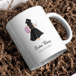 Caneca De Café personalizado, graduação, classe de 20XX,