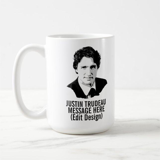 CANECA DE CAFÉ PERSONALIZADO JUSTIN TRUDEAU (Esquerda)