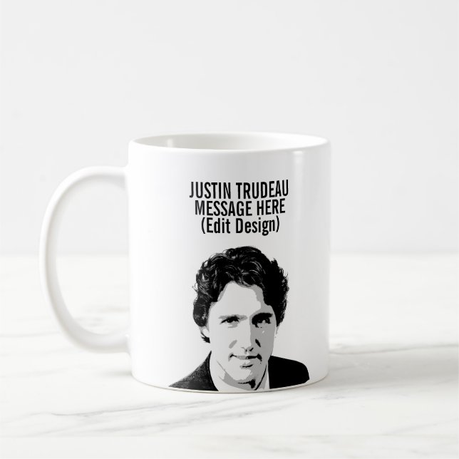 CANECA DE CAFÉ PERSONALIZADO JUSTIN TRUDEAU (Esquerda)