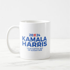 Caneca De Café Personalizado Kamala Harris 2024