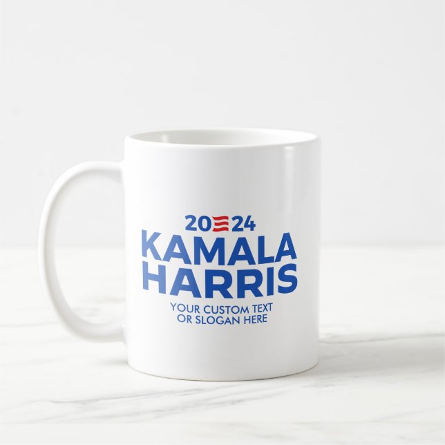 Caneca De Café Personalizado Kamala Harris 2024 (Esquerda)