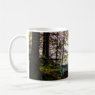Caneca De Café Personalizado Lake Path Mug, Puro Michigan Superio