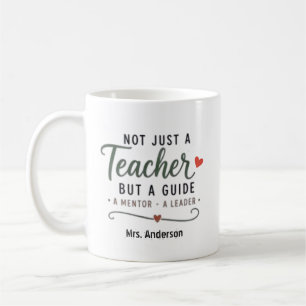 Caneca De Café Personalizado Não Apenas Um Guia Para Professores