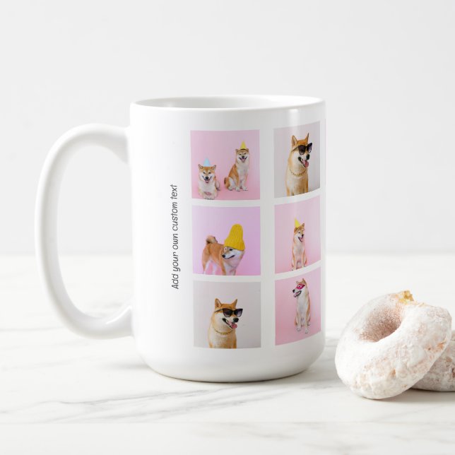 Caneca De Café Personalizado para a Oferta de Fotografias Diversa (Com Donut)