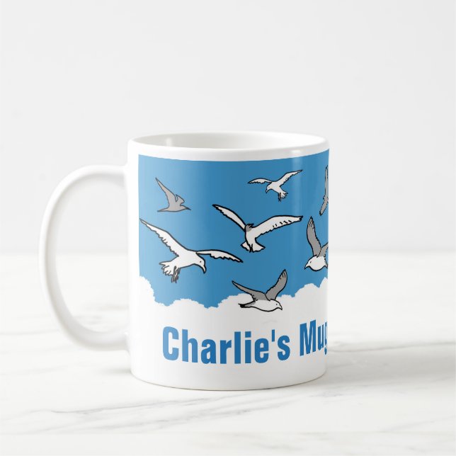 Caneca De Café Personalizado para o Bird Lover. Birdwatcher (Esquerda)
