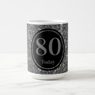Caneca De Café Personalizado por 80 de aniversário especial