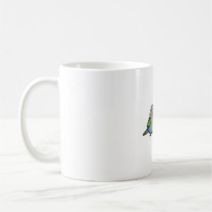 Caneca De Café PERSONALIZADO: Princesa Tomada e Blue Parrotlet