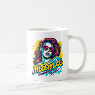 Caneca De Café Personalizado Retro Mama Pop Art (12)