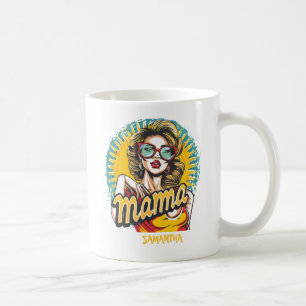 Caneca De Café Personalizado Retro Mama Pop Art (17)