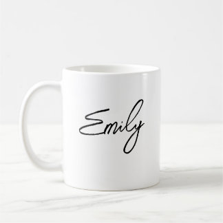 Caneca De Café Personalizado Seu Nome, Nome Personalizado, Presen