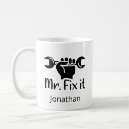 Caneca De Café Personalizado, Sr. Fix..