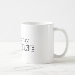 Caneca De Café Personalizado Você é o meu preto e branco