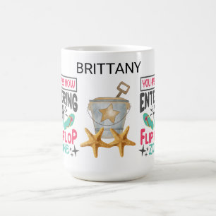 Caneca De Café Personalizado Você Está Entrando em uma Zona de In