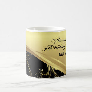 Caneca De Café Personalizar, 50º Aniversário Religioso