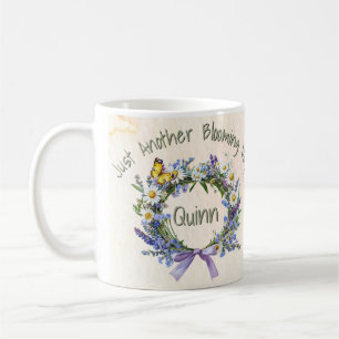 Caneca De Café Personalizar Apenas Outro Herbo E Flor Do Dia De S