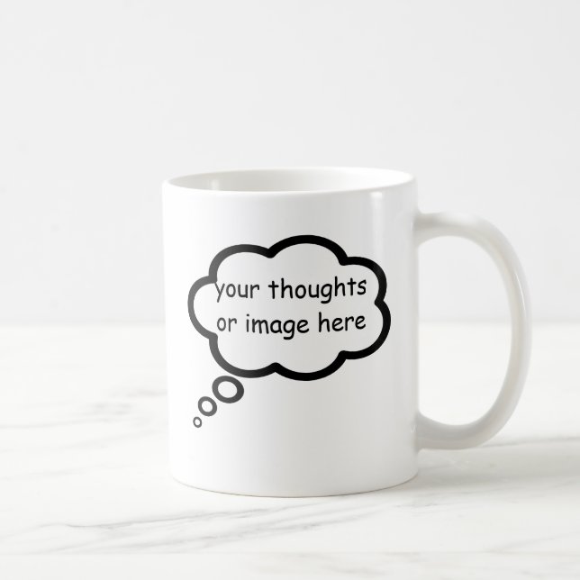Caneca De Café personalizar balão de animação (Direita)