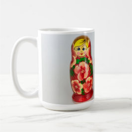 Caneca De Café Personalizar bonecos de empilhamento da Matryoshka