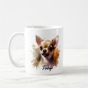 Caneca De Café Personalizar Chihuahua bonito