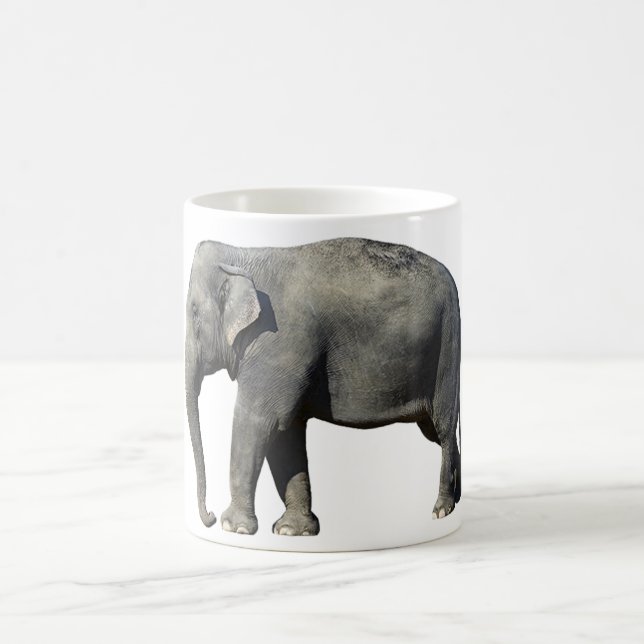 Caneca De Café Personalizar elefante (Centro)