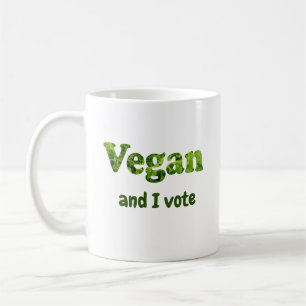 Caneca De Café Personalizar eleitor ativista do Vegan
