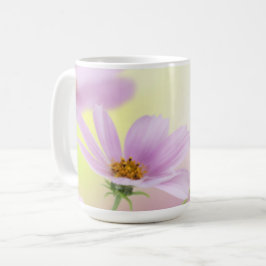 Caneca De Café Personalizar Imagem & Flor Rosa Aquarela