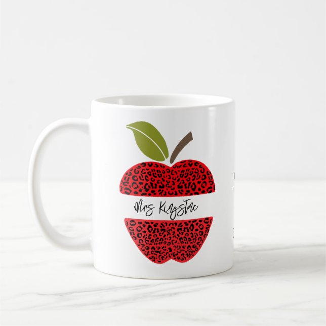 Caneca De Café Personalizar mensagem para estampas de animais de  (Esquerda)