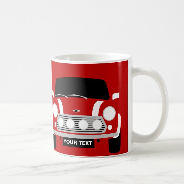 CANECA DE CAFÉ PERSONALIZAR MINICAR CLÁSSICO DE PERSONALIZAÇÃO (Direita)