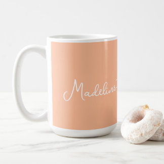 Caneca De Café Personalizar Nome, Flor de Nascimento de Outubro P