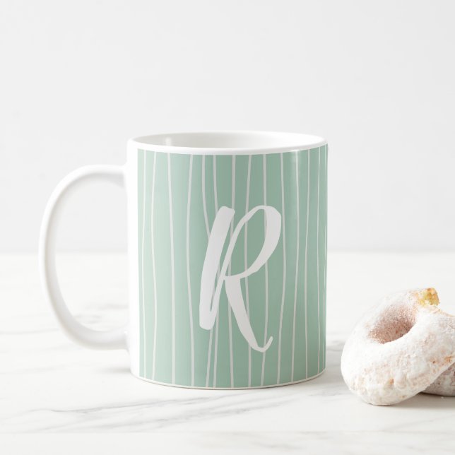 Caneca De Café Personalizar o Impressão de Bambu moderno dos Mono (Com Donut)