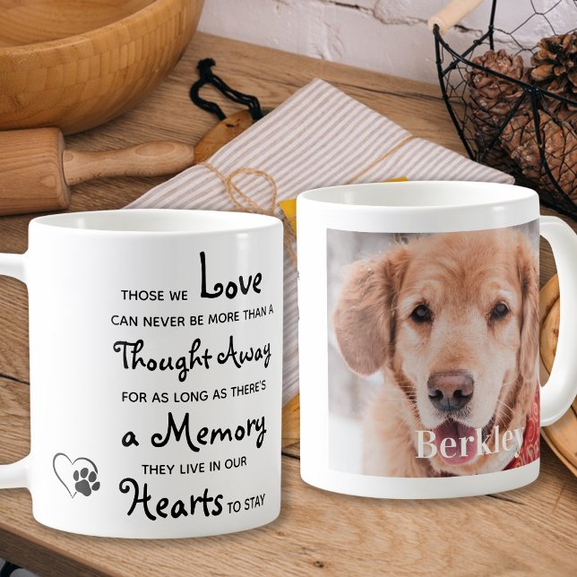 Caneca De Café Personalizar Pet Memorial Dog Perde Simpatia (Criador carregado)