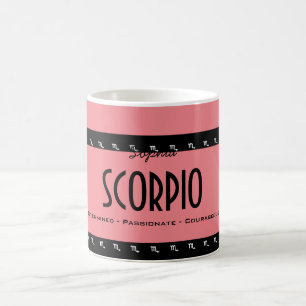 Caneca De Café Personalizar SCORPIO de Aniversário de Cores de N