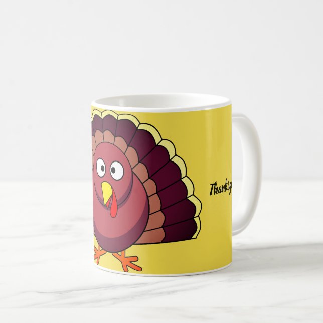 Caneca De Café Personalizar Turquia (Frente Esquerda)