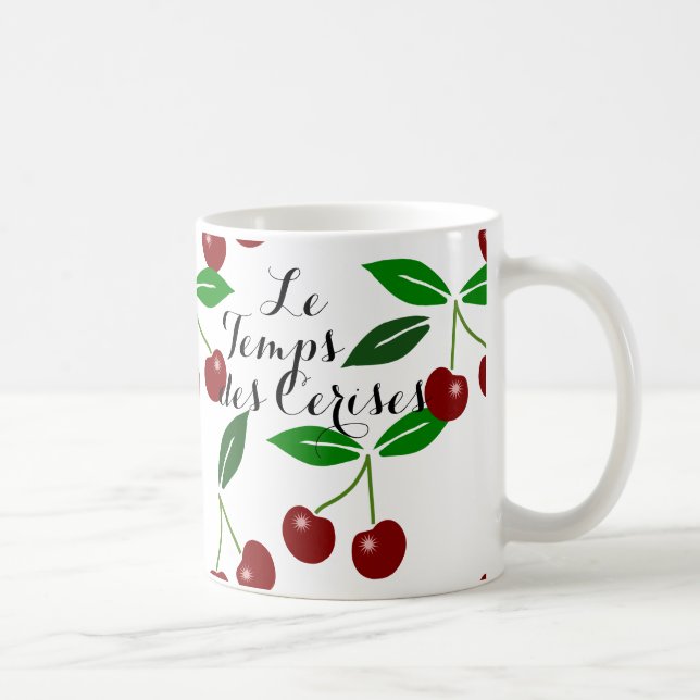 Caneca De Café Personalizável Le Temps des Cerises Frescas (Direita)