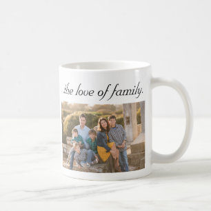 Caneca De Café Personalizável "O Amor da Família"